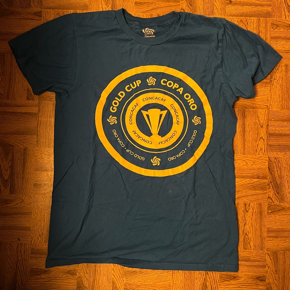 Blue tee